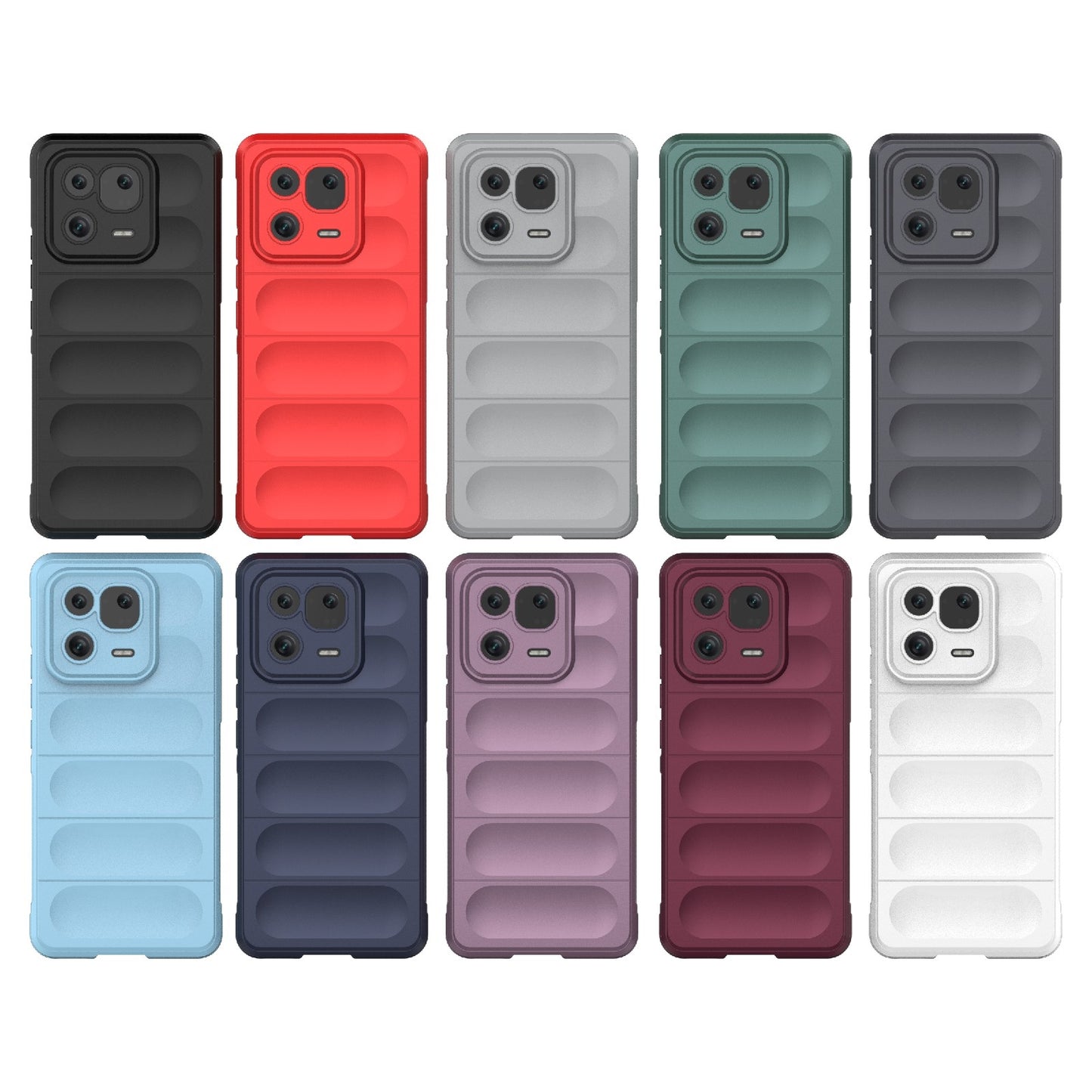 Xiaomi 13 Pro 5G Magic Shield Phone Case – Durable TPU + Flannel, Stylish Protection, Brightly Coloured, Wear-Resistant-buycases.co.uk