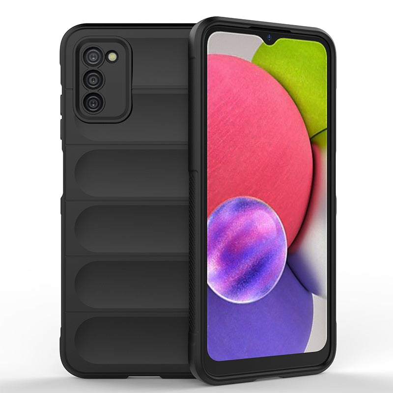 Samsung Galaxy A03s Magic Shield Phone Case – Durable TPU + Flannel, Stylish Protection, Brightly Coloured, Wear-Resistant-buycases.co.uk