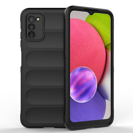 Samsung Galaxy A03s Magic Shield Phone Case – Durable TPU + Flannel, Stylish Protection, Brightly Coloured, Wear-Resistant-buycases.co.uk