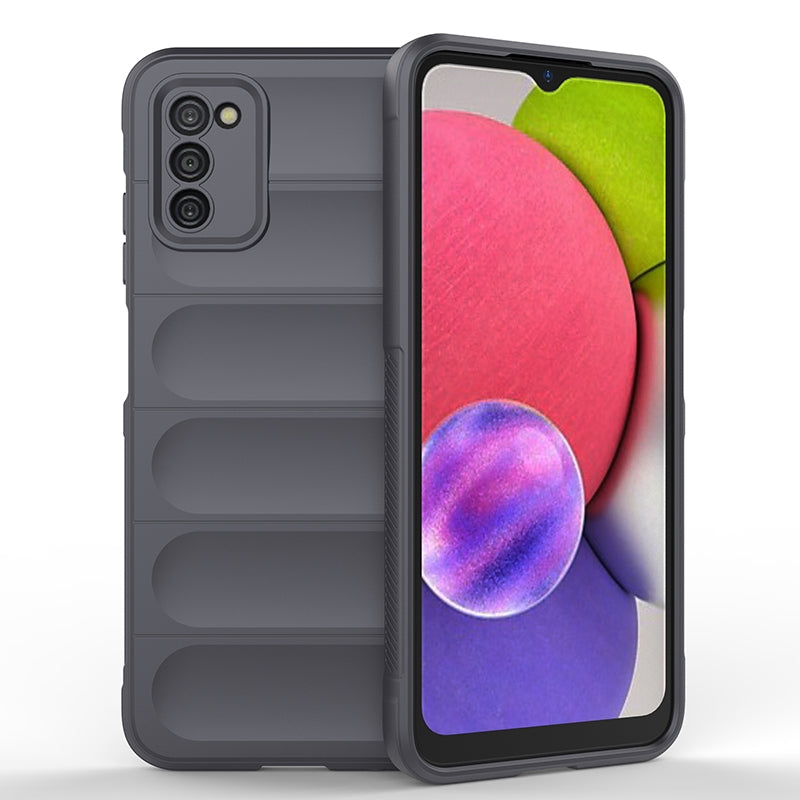 Samsung Galaxy A03s Magic Shield Phone Case – Durable TPU + Flannel, Stylish Protection, Brightly Coloured, Wear-Resistant-buycases.co.uk