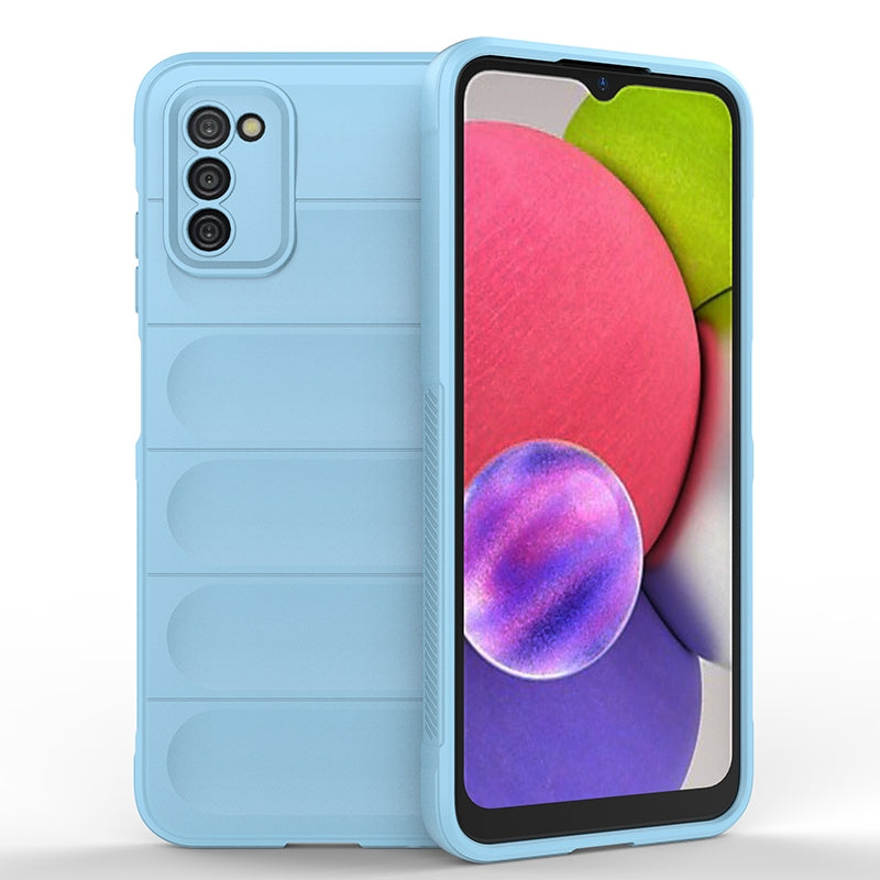 Samsung Galaxy A03s Magic Shield Phone Case – Durable TPU + Flannel, Stylish Protection, Brightly Coloured, Wear-Resistant-buycases.co.uk