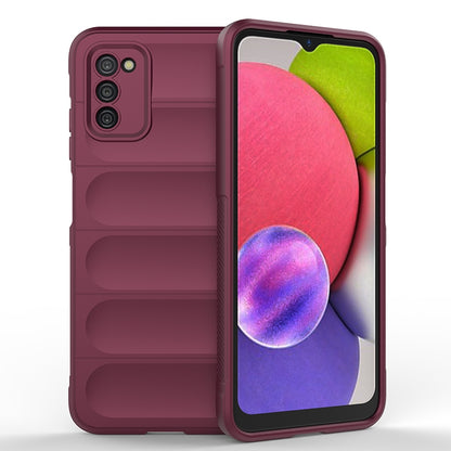 Samsung Galaxy A03s Magic Shield Phone Case – Durable TPU + Flannel, Stylish Protection, Brightly Coloured, Wear-Resistant-buycases.co.uk