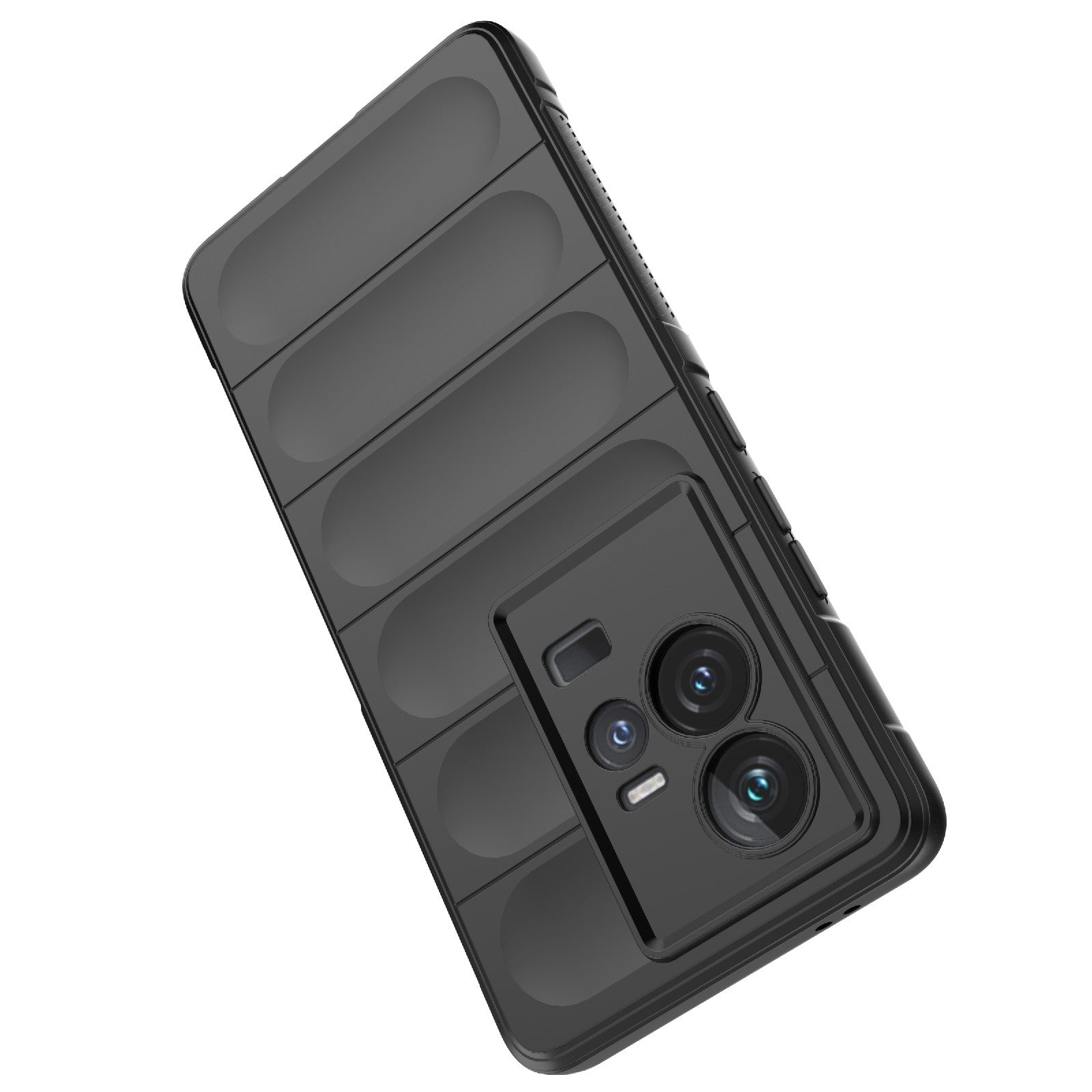 vivo iQOO 11 5G Magic Shield Phone Case – Durable TPU + Flannel, Stylish Protection, Brightly Coloured, Wear-Resistant-buycases.co.uk