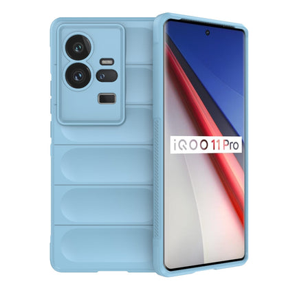 vivo iQOO 11 Pro 5G Magic Shield Phone Case – Durable TPU + Flannel, Stylish Protection, Brightly Coloured, Wear-Resistant-buycases.co.uk