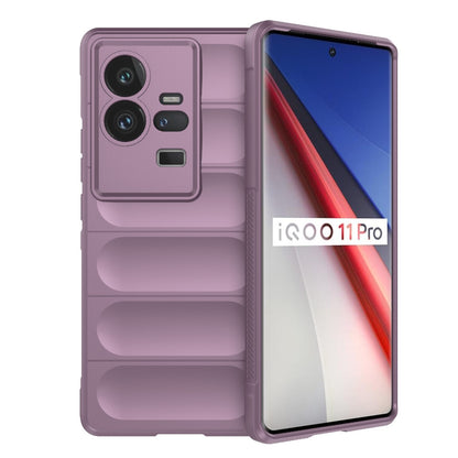 vivo iQOO 11 Pro 5G Magic Shield Phone Case – Durable TPU + Flannel, Stylish Protection, Brightly Coloured, Wear-Resistant-buycases.co.uk
