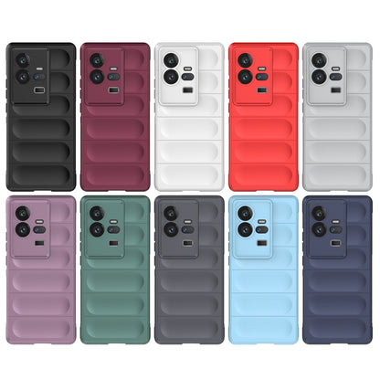 vivo iQOO 11 Pro 5G Magic Shield Phone Case – Durable TPU + Flannel, Stylish Protection, Brightly Coloured, Wear-Resistant-buycases.co.uk