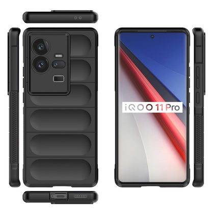 vivo iQOO 11 Pro 5G Magic Shield Phone Case – Durable TPU + Flannel, Stylish Protection, Brightly Coloured, Wear-Resistant-buycases.co.uk