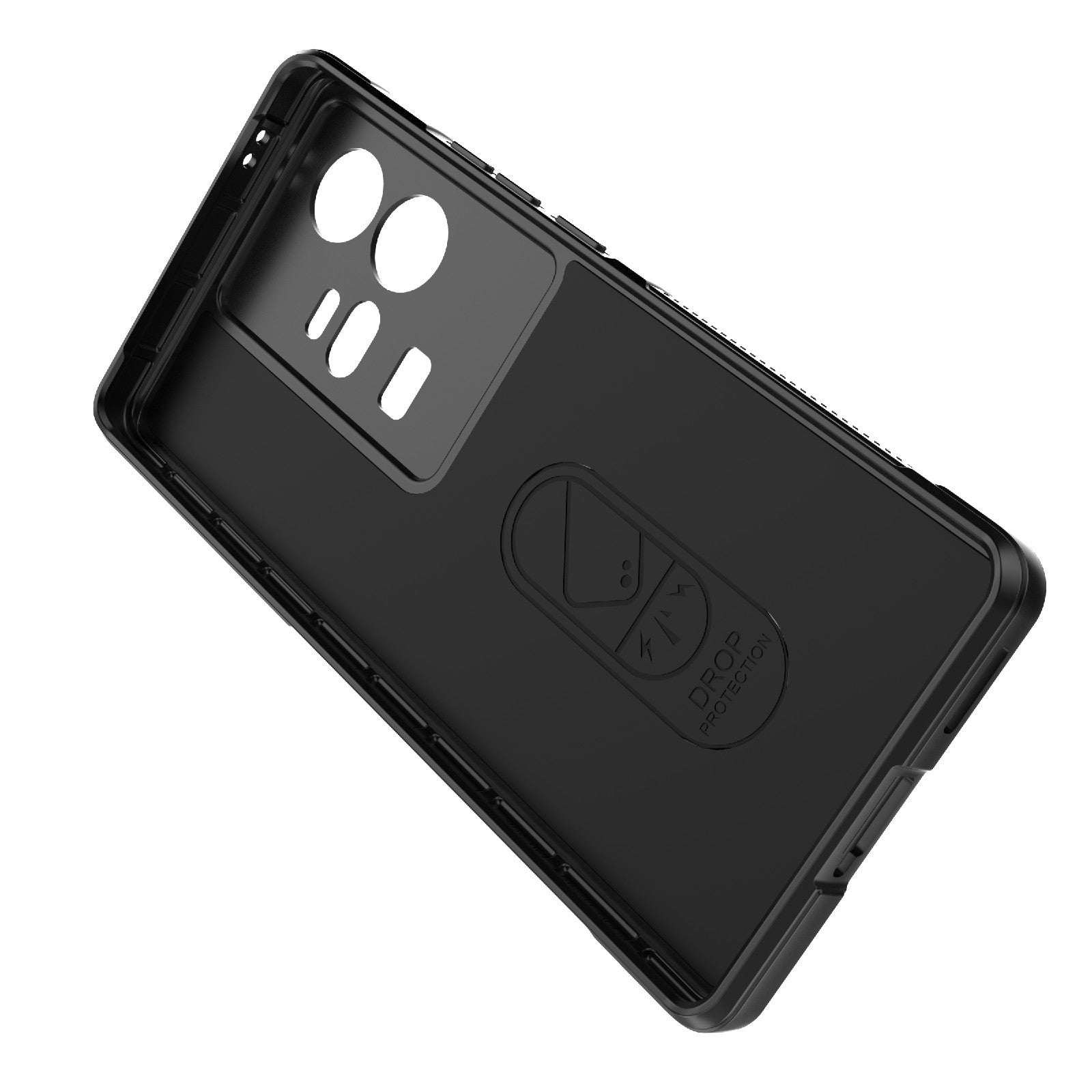 vivo iQOO 11 Pro 5G Magic Shield Phone Case – Durable TPU + Flannel, Stylish Protection, Brightly Coloured, Wear-Resistant-buycases.co.uk