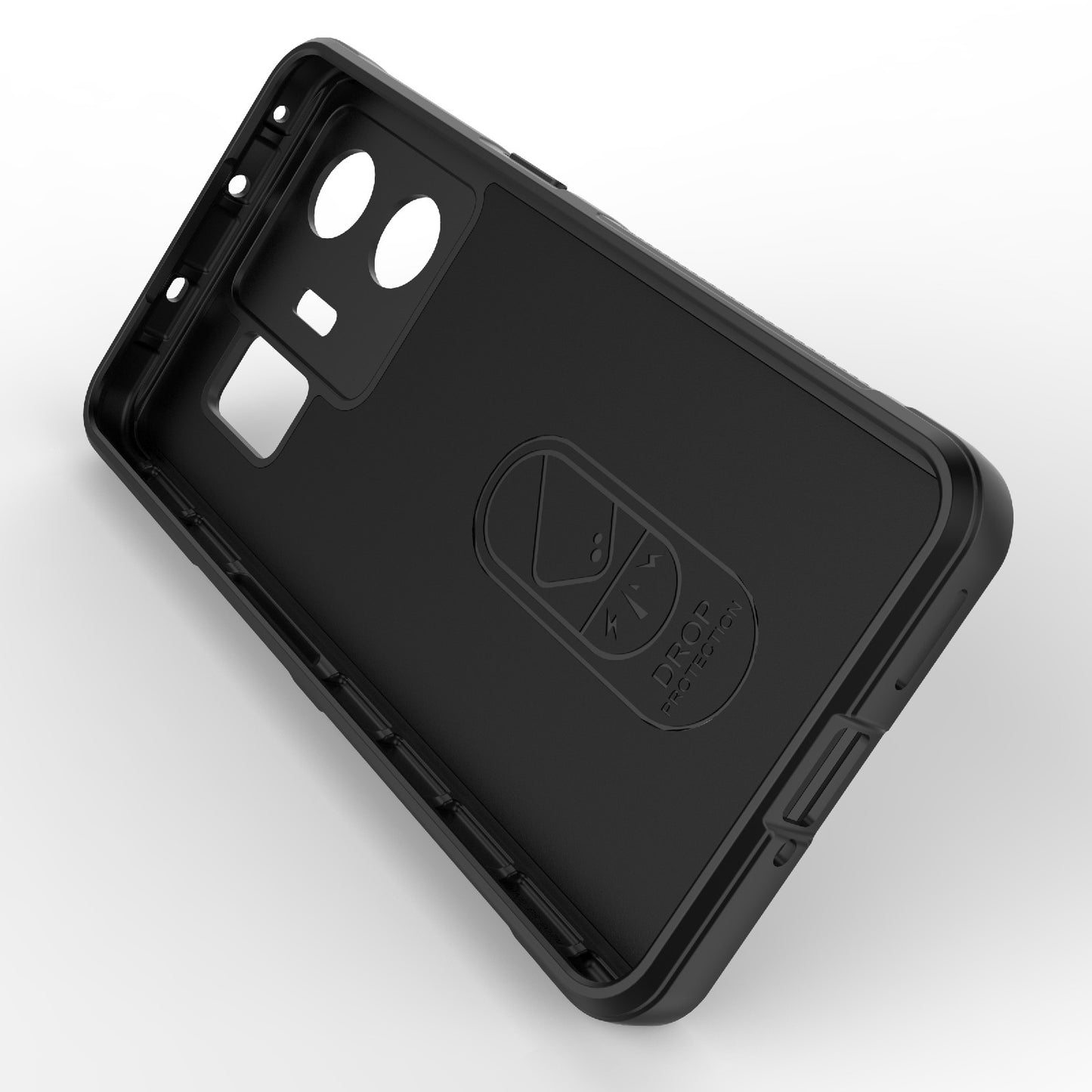 Realme GT Neo 5 5G Magic Shield Phone Case – Durable TPU + Flannel, Stylish Protection, Brightly Coloured, Wear-Resistant-buycases.co.uk