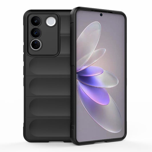 vivo S16e 5G Magic Shield Phone Case – Durable TPU + Flannel, Stylish Protection, Brightly Coloured, Wear-Resistant-buycases.co.uk