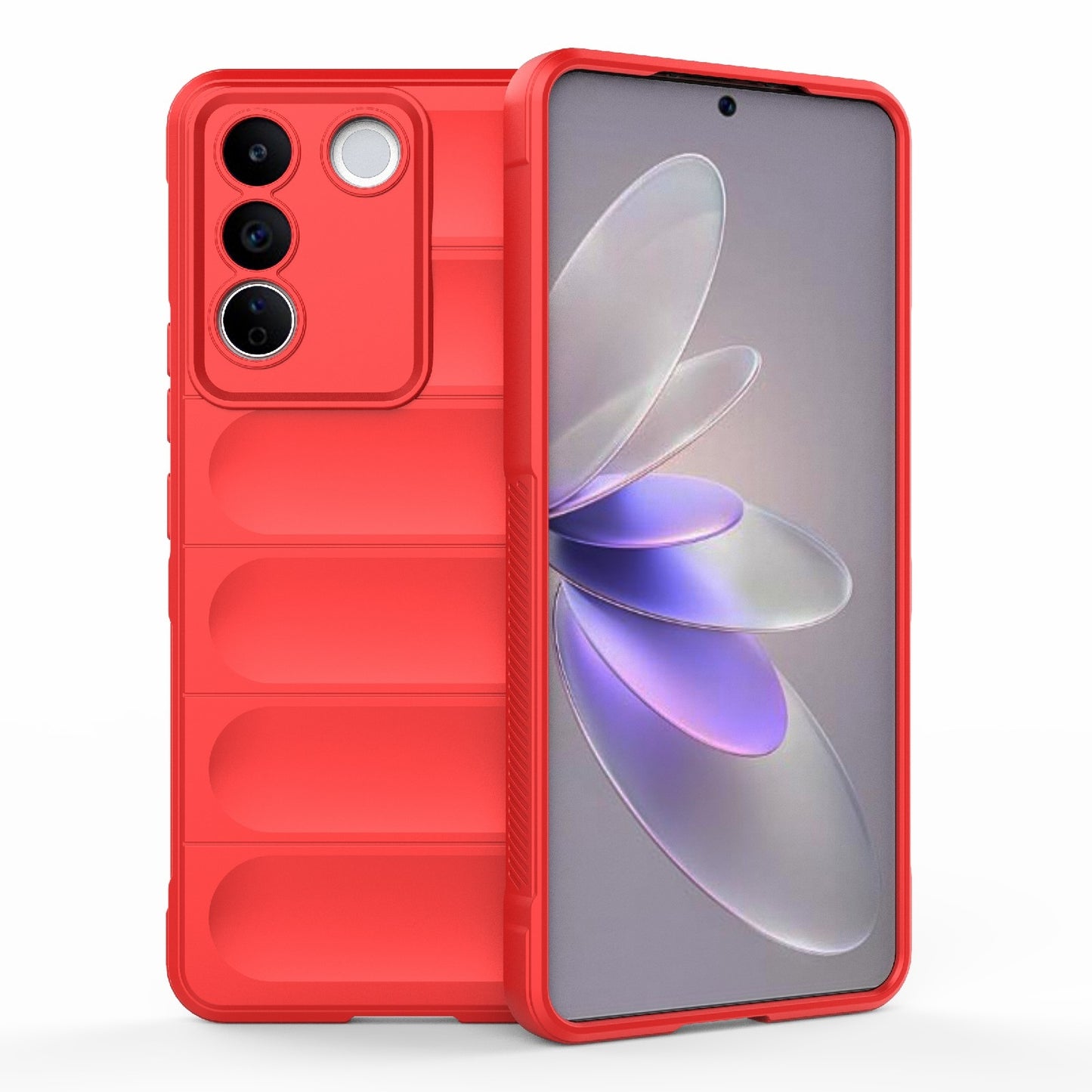 vivo S16e 5G Magic Shield Phone Case – Durable TPU + Flannel, Stylish Protection, Brightly Coloured, Wear-Resistant-buycases.co.uk