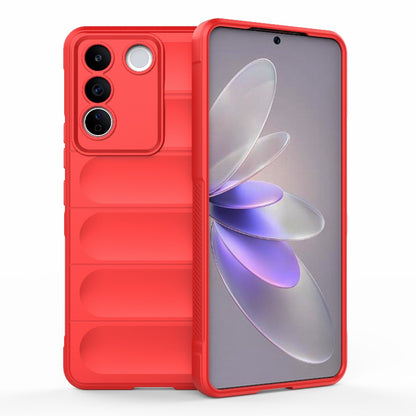 vivo S16e 5G Magic Shield Phone Case – Durable TPU + Flannel, Stylish Protection, Brightly Coloured, Wear-Resistant-buycases.co.uk