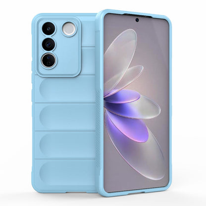 vivo S16e 5G Magic Shield Phone Case – Durable TPU + Flannel, Stylish Protection, Brightly Coloured, Wear-Resistant-buycases.co.uk