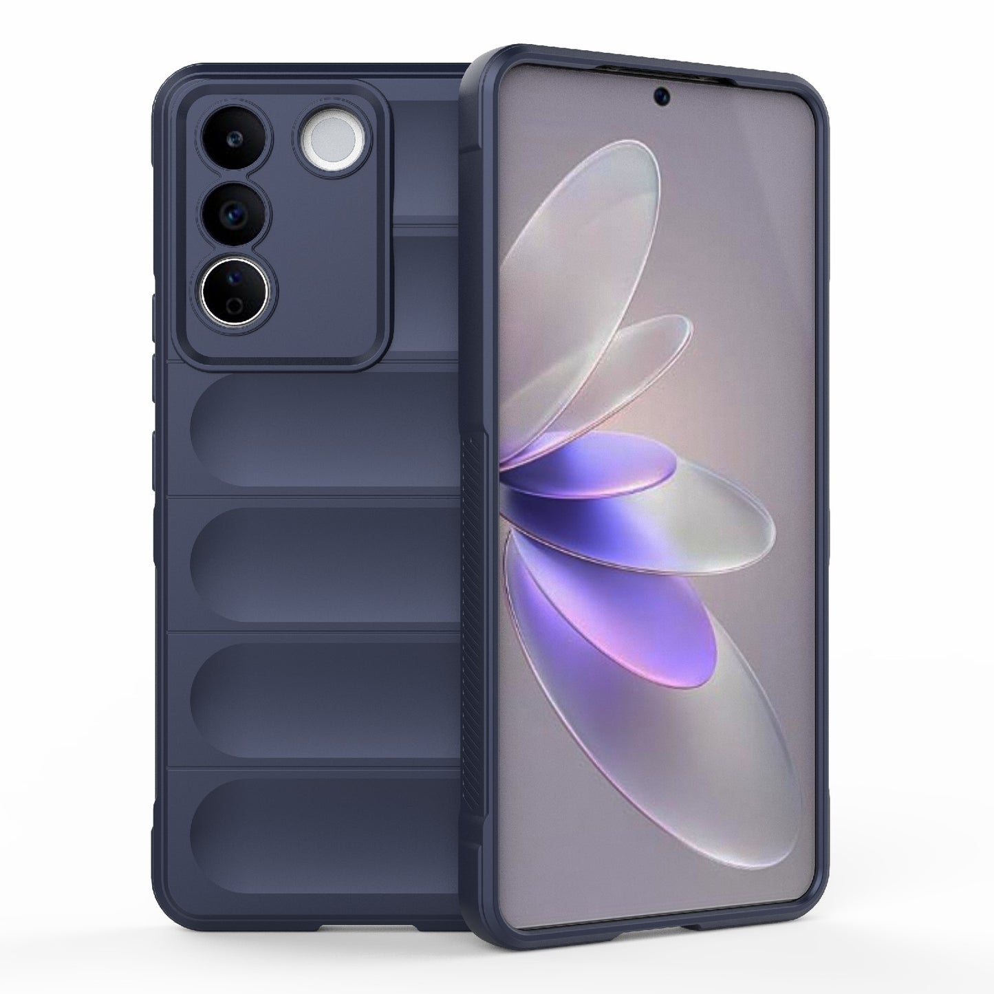 vivo S16e 5G Magic Shield Phone Case – Durable TPU + Flannel, Stylish Protection, Brightly Coloured, Wear-Resistant-buycases.co.uk
