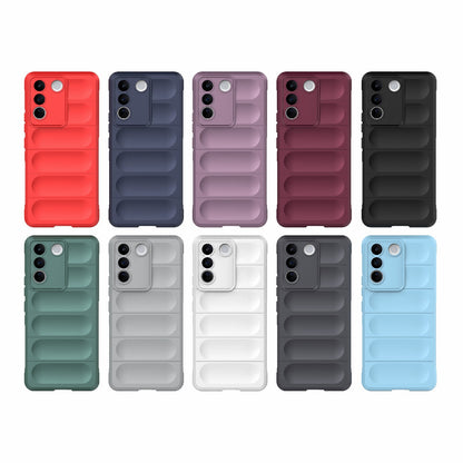 vivo S16e 5G Magic Shield Phone Case – Durable TPU + Flannel, Stylish Protection, Brightly Coloured, Wear-Resistant-buycases.co.uk