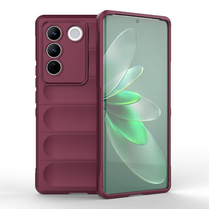 vivo S16 Pro 5G Magic Shield Phone Case – Durable TPU + Flannel, Stylish Protection, Brightly Coloured, Wear-Resistant-buycases.co.uk