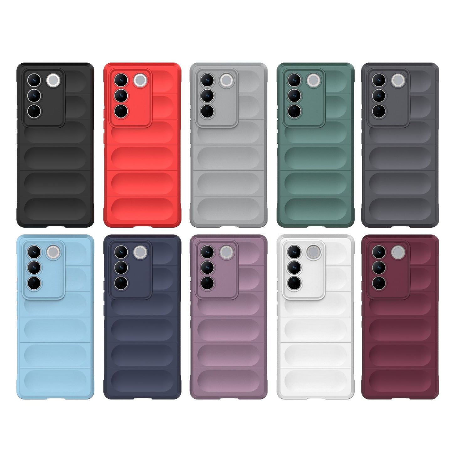 vivo S16 Pro 5G Magic Shield Phone Case – Durable TPU + Flannel, Stylish Protection, Brightly Coloured, Wear-Resistant-buycases.co.uk