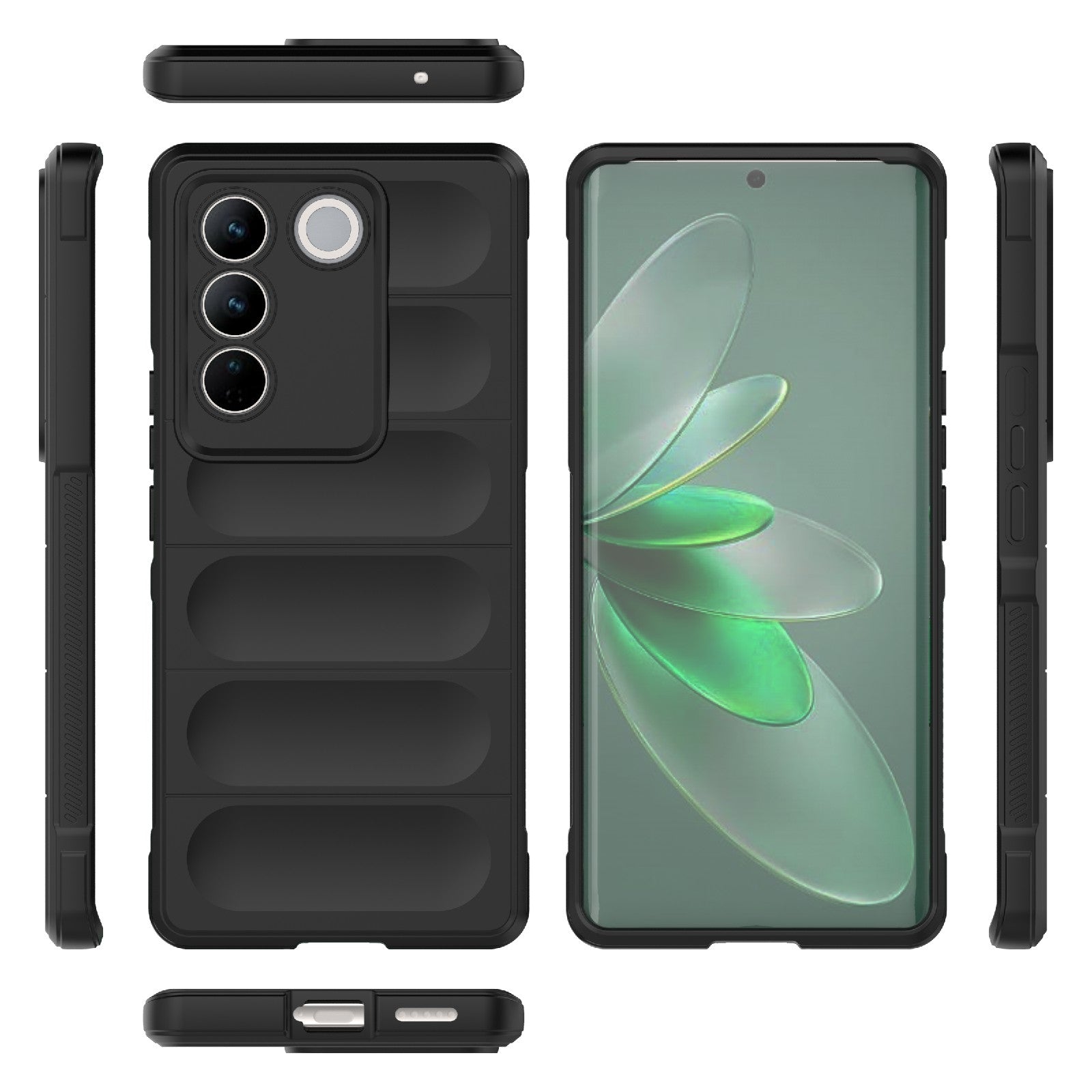 vivo S16 Pro 5G Magic Shield Phone Case – Durable TPU + Flannel, Stylish Protection, Brightly Coloured, Wear-Resistant-buycases.co.uk