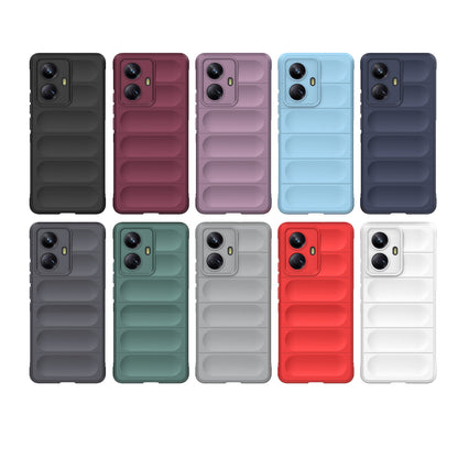Realme 10 Pro+ 5G Magic Shield Phone Case – Durable TPU + Flannel, Stylish Protection, Brightly Coloured, Wear-Resistant-buycases.co.uk