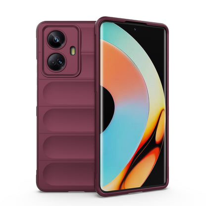 Realme 10 Pro+ 5G Magic Shield Phone Case – Durable TPU + Flannel, Stylish Protection, Brightly Coloured, Wear-Resistant-buycases.co.uk