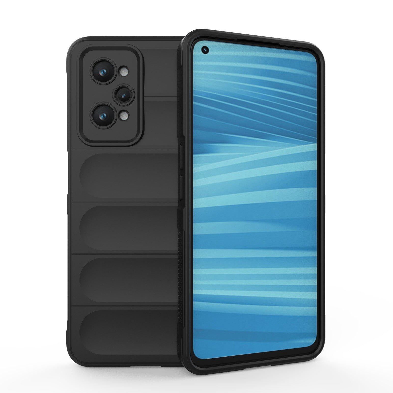 Realme GT2 Magic Shield Phone Case – Durable TPU + Flannel, Stylish Protection, Brightly Coloured, Wear-Resistant-buycases.co.uk