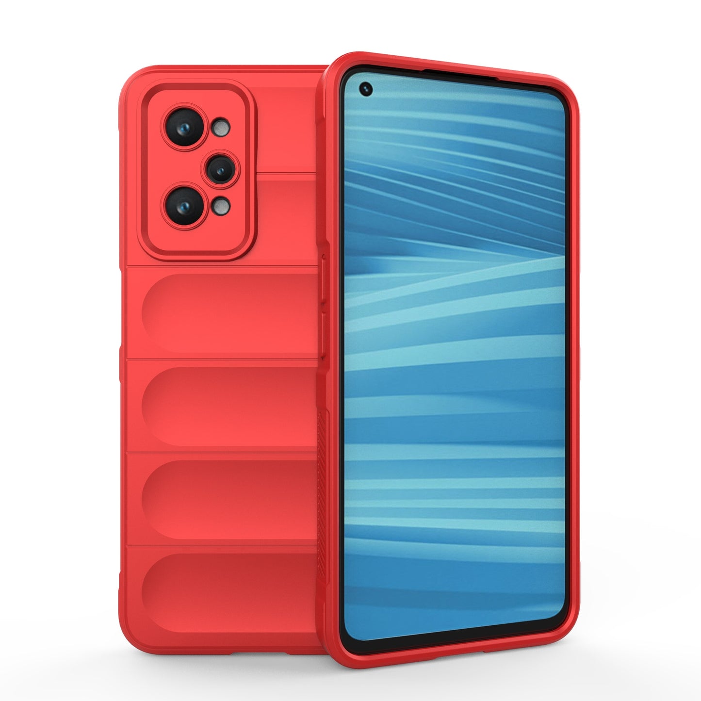 Realme GT2 Magic Shield Phone Case – Durable TPU + Flannel, Stylish Protection, Brightly Coloured, Wear-Resistant-buycases.co.uk