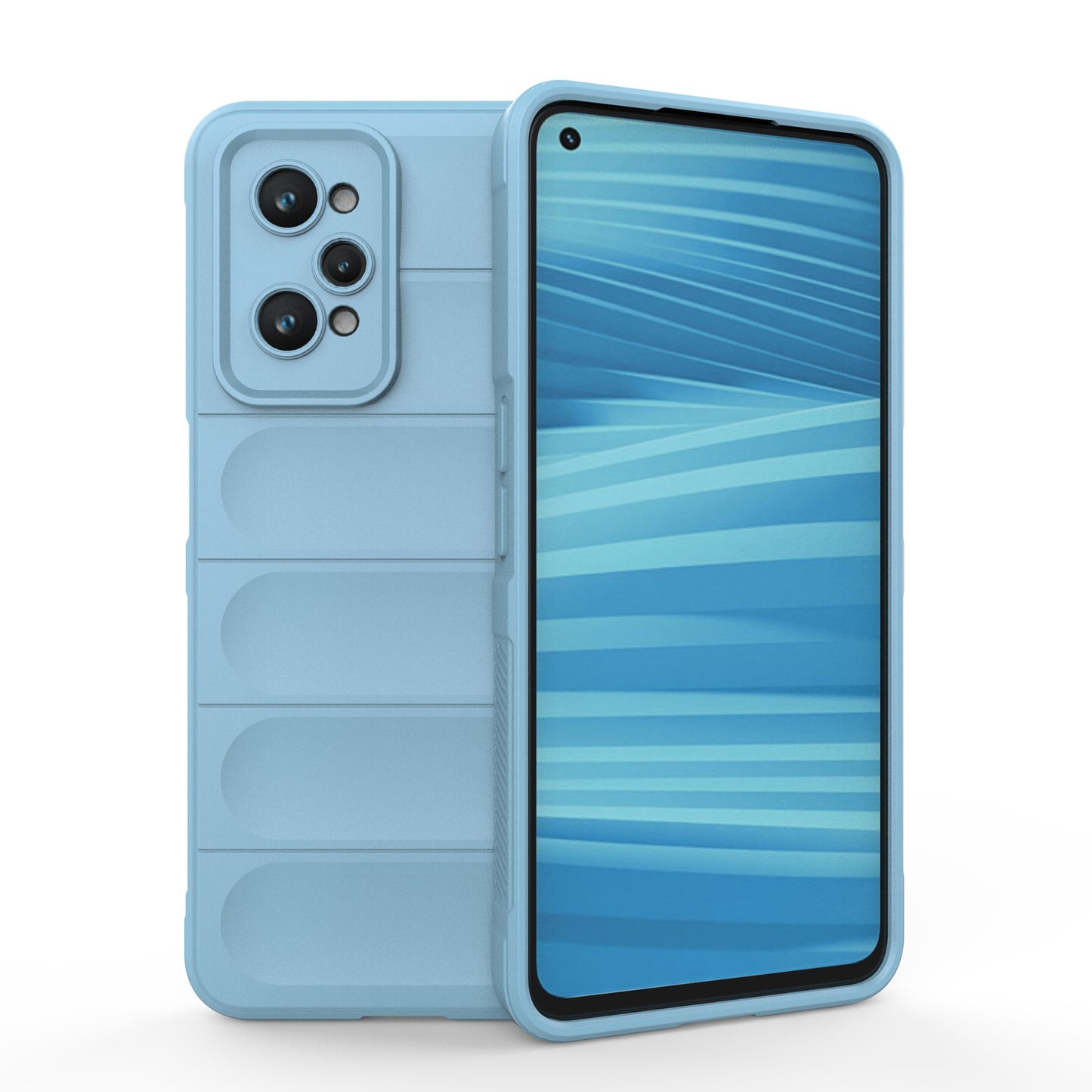 Realme GT2 Magic Shield Phone Case – Durable TPU + Flannel, Stylish Protection, Brightly Coloured, Wear-Resistant-buycases.co.uk