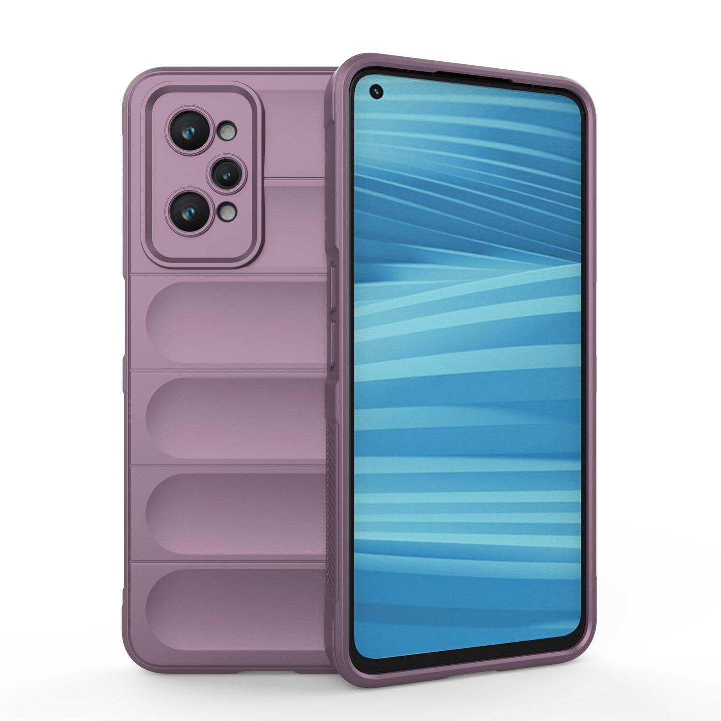 Realme GT2 Magic Shield Phone Case – Durable TPU + Flannel, Stylish Protection, Brightly Coloured, Wear-Resistant-buycases.co.uk