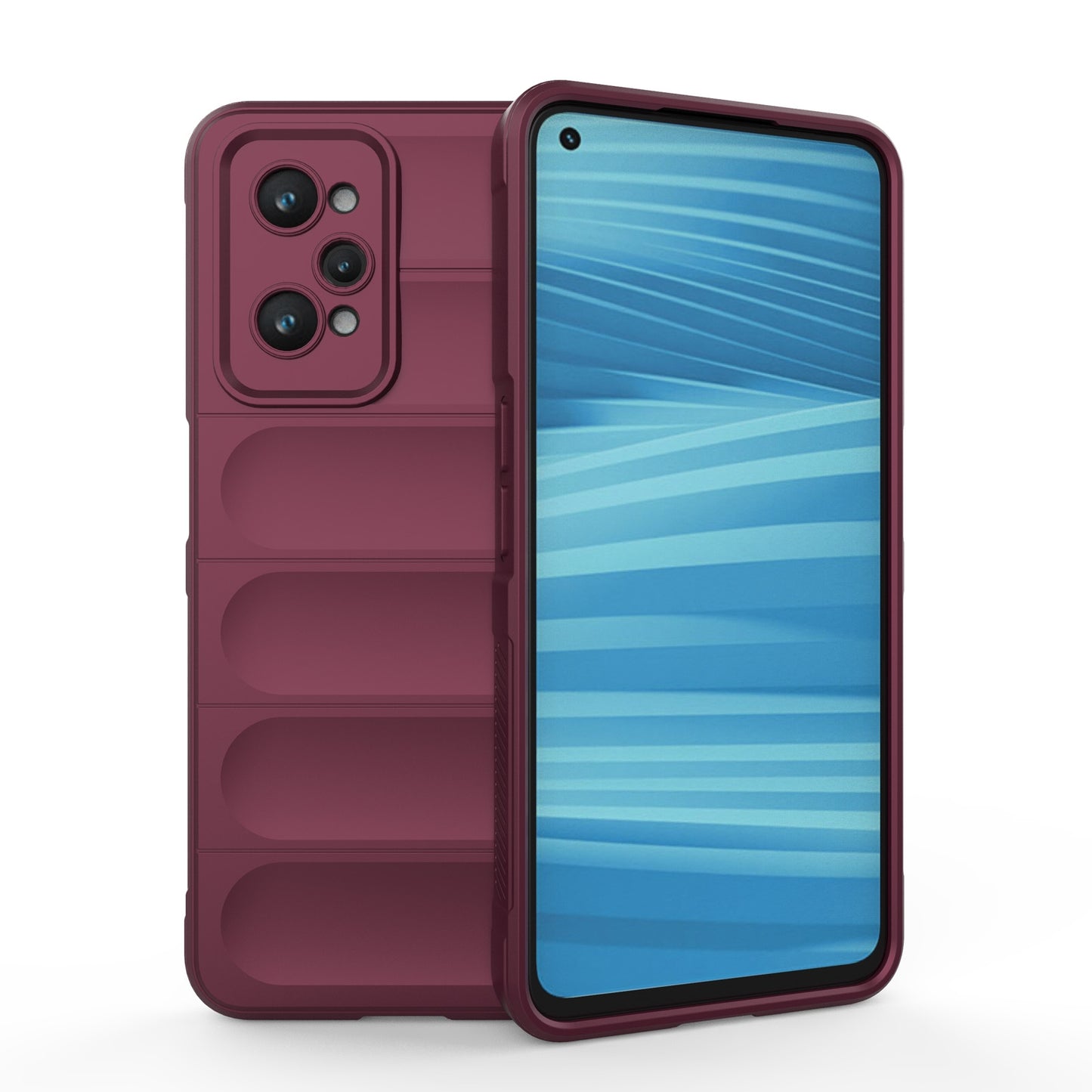 Realme GT2 Magic Shield Phone Case – Durable TPU + Flannel, Stylish Protection, Brightly Coloured, Wear-Resistant-buycases.co.uk