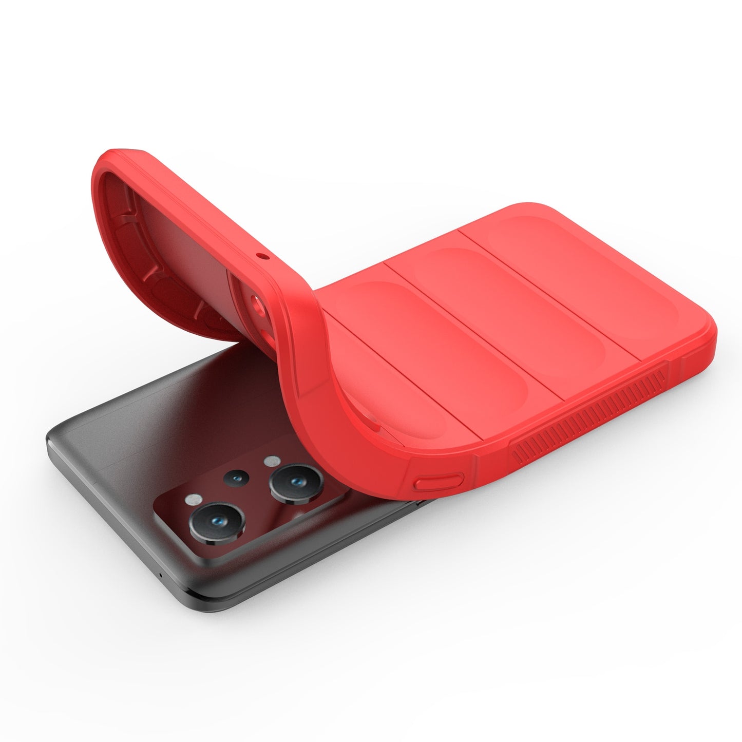 Realme GT2 Magic Shield Phone Case – Durable TPU + Flannel, Stylish Protection, Brightly Coloured, Wear-Resistant-buycases.co.uk