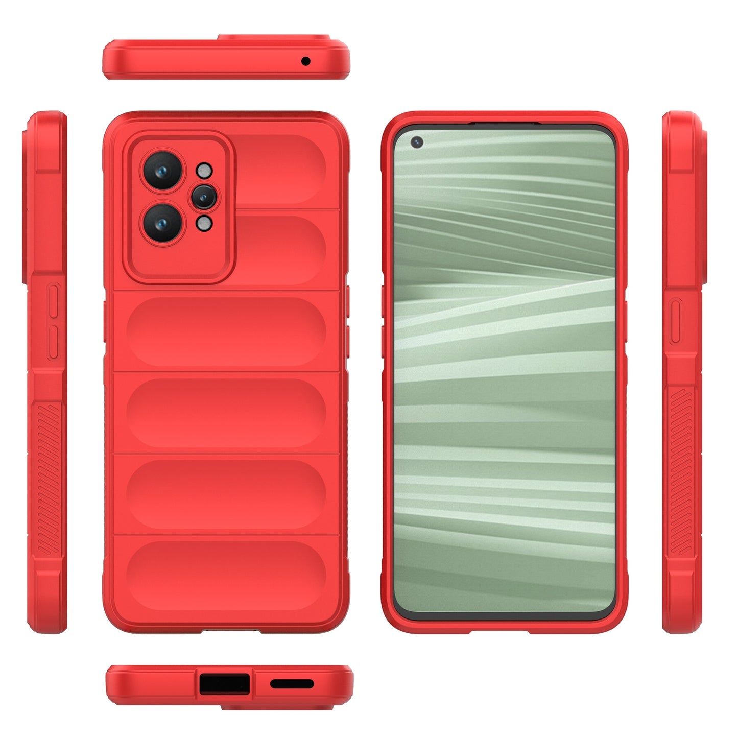 Realme GT2 Pro Magic Shield Phone Case – Durable TPU + Flannel, Stylish Protection, Brightly Coloured, Wear-Resistant-buycases.co.uk