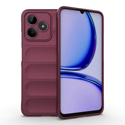 Realme C53 4G Magic Shield Phone Case – Durable TPU + Flannel, Stylish Protection, Brightly Coloured, Wear-Resistant-buycases.co.uk
