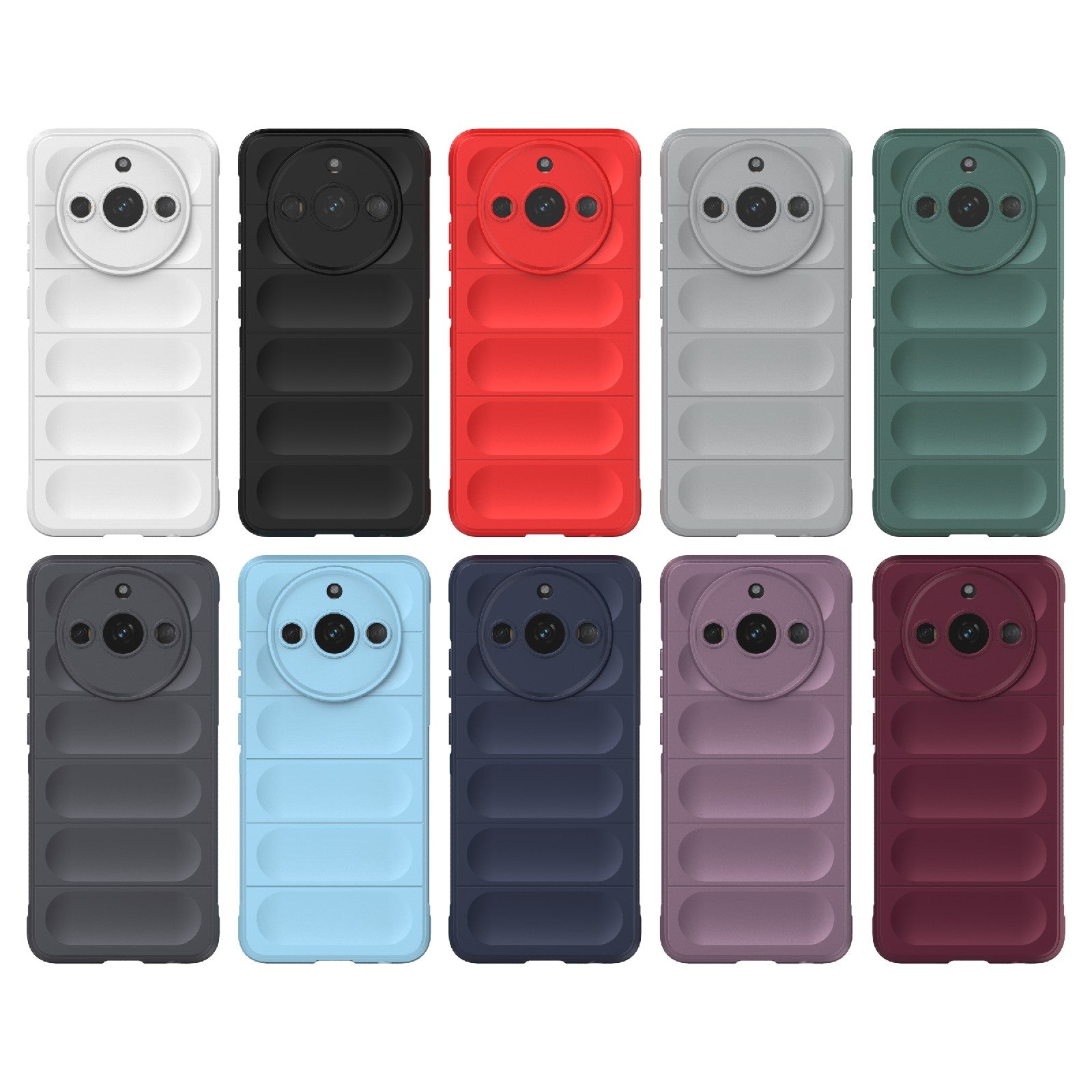 Realme 11 5G Magic Shield Phone Case – Durable TPU + Flannel, Stylish Protection, Brightly Coloured, Wear-Resistant-buycases.co.uk