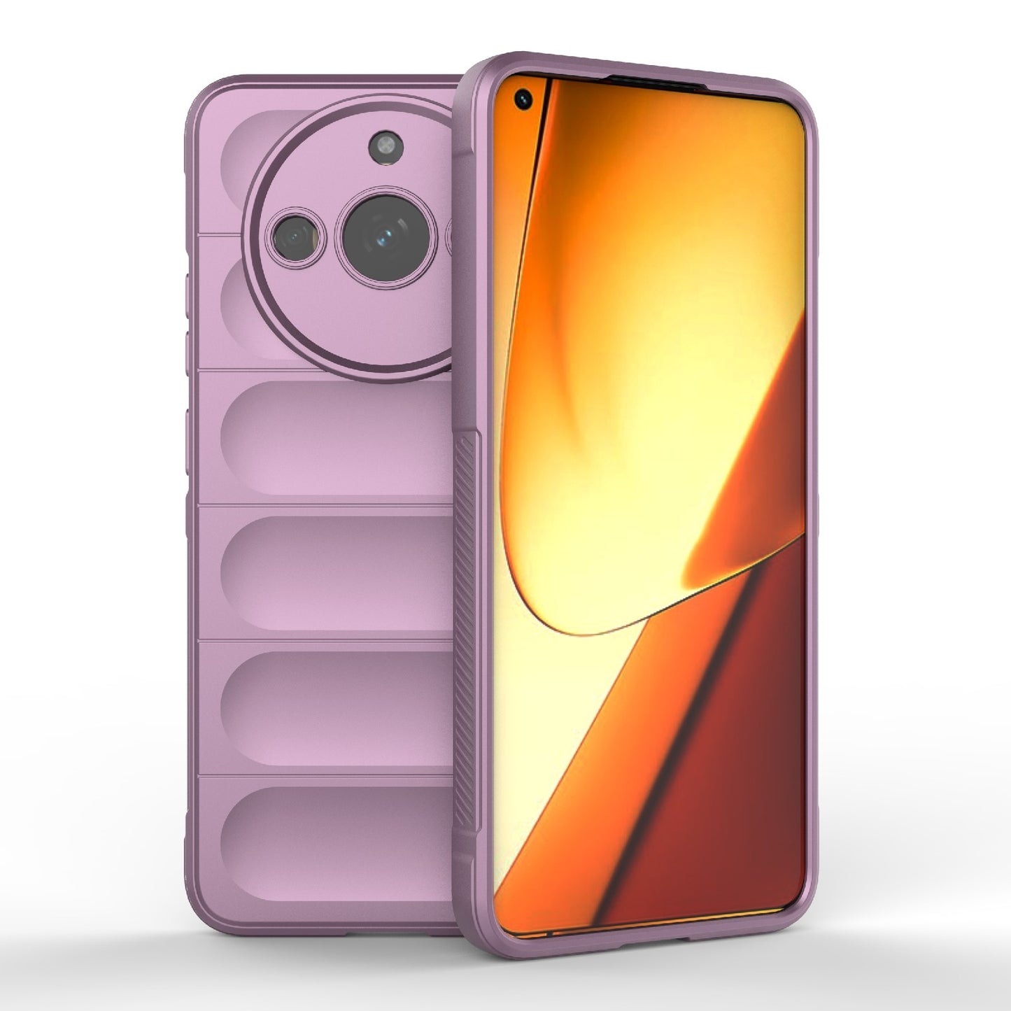 Realme 11 5G Magic Shield Phone Case – Durable TPU + Flannel, Stylish Protection, Brightly Coloured, Wear-Resistant-buycases.co.uk