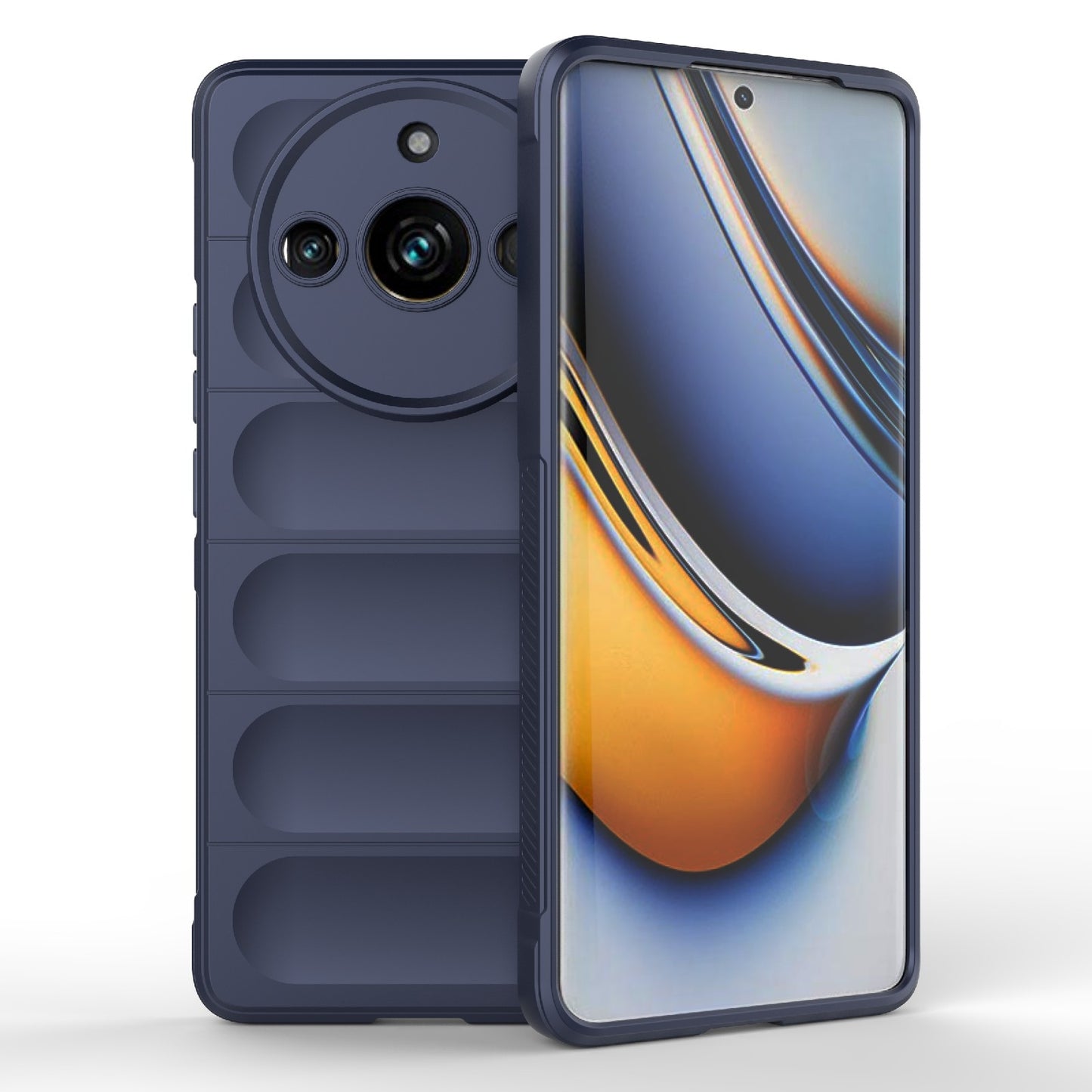 Realme 11 Pro+ 5G Magic Shield Phone Case – Durable TPU + Flannel, Stylish Protection, Brightly Coloured, Wear-Resistant-buycases.co.uk