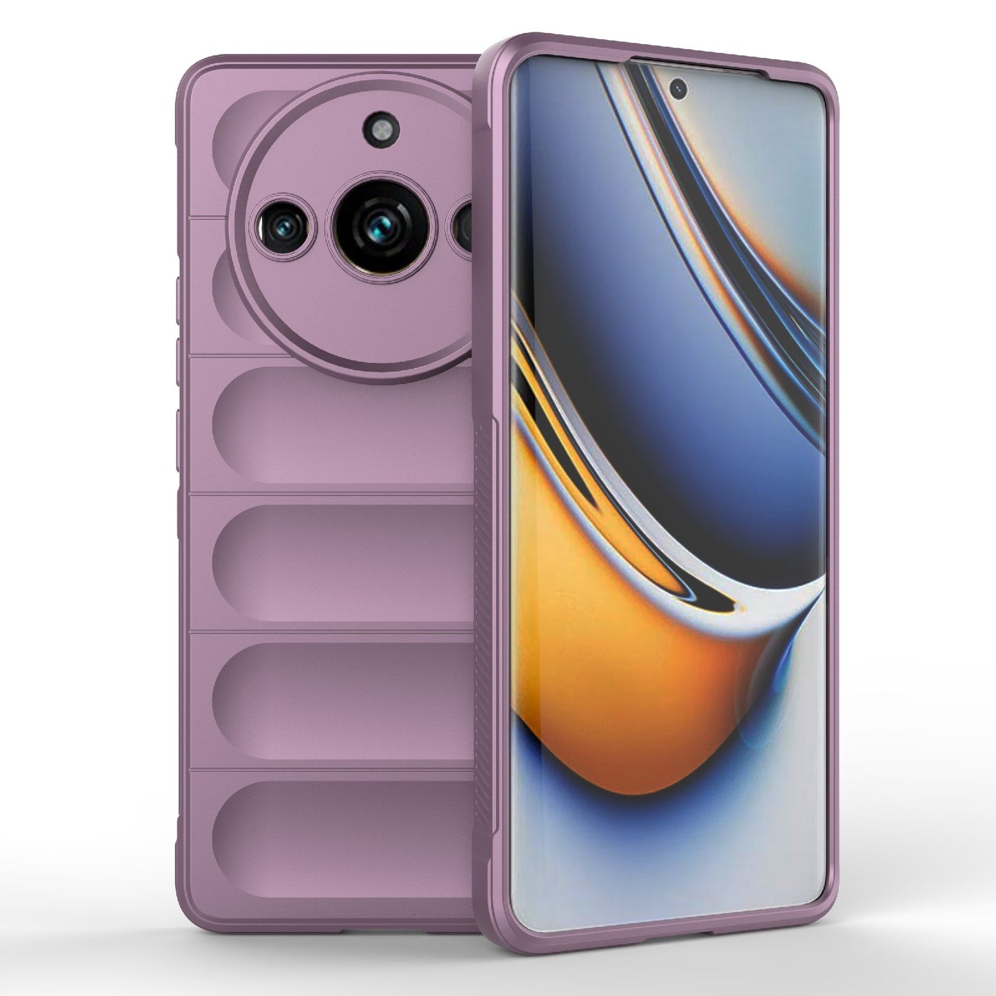 Realme 11 Pro+ 5G Magic Shield Phone Case – Durable TPU + Flannel, Stylish Protection, Brightly Coloured, Wear-Resistant-buycases.co.uk