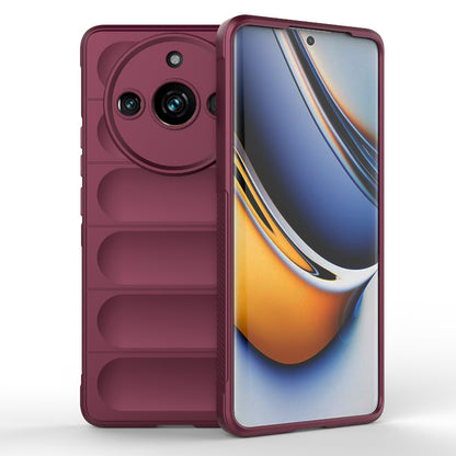 Realme 11 Pro+ 5G Magic Shield Phone Case – Durable TPU + Flannel, Stylish Protection, Brightly Coloured, Wear-Resistant-buycases.co.uk