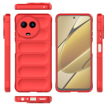 Realme 11 5G Global Magic Shield Phone Case – Durable TPU + Flannel, Stylish Protection, Brightly Coloured, Wear-Resistant-buycases.co.uk