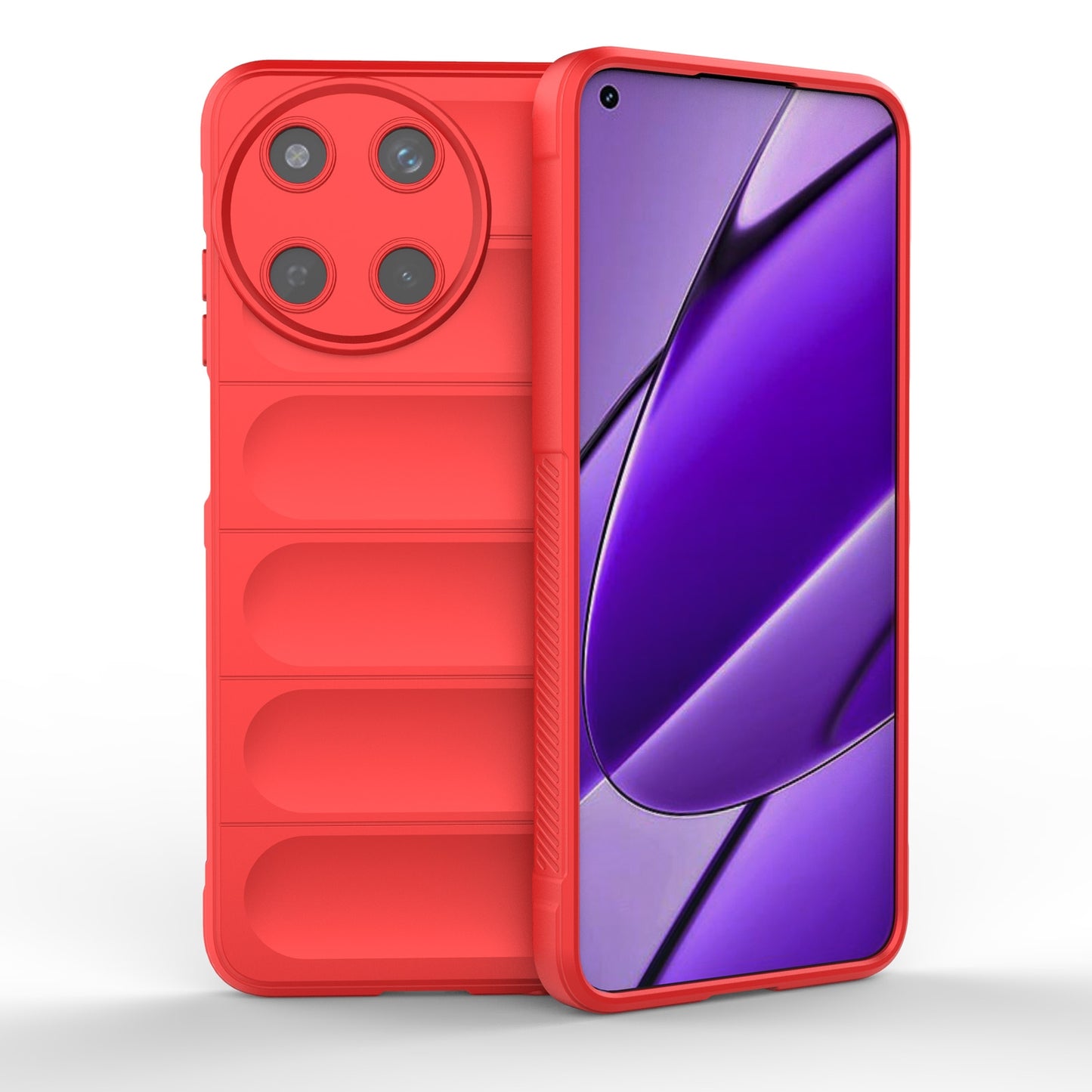 Realme 11 4G Global Magic Shield Phone Case – Durable TPU + Flannel, Stylish Protection, Brightly Coloured, Wear-Resistant-buycases.co.uk
