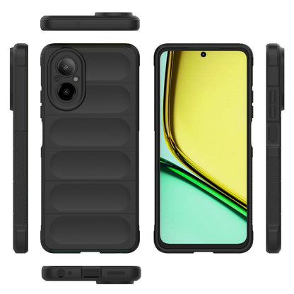 Realme C67 4G Global Magic Shield Phone Case – Durable TPU + Flannel, Stylish Protection, Brightly Coloured, Wear-Resistant-buycases.co.uk