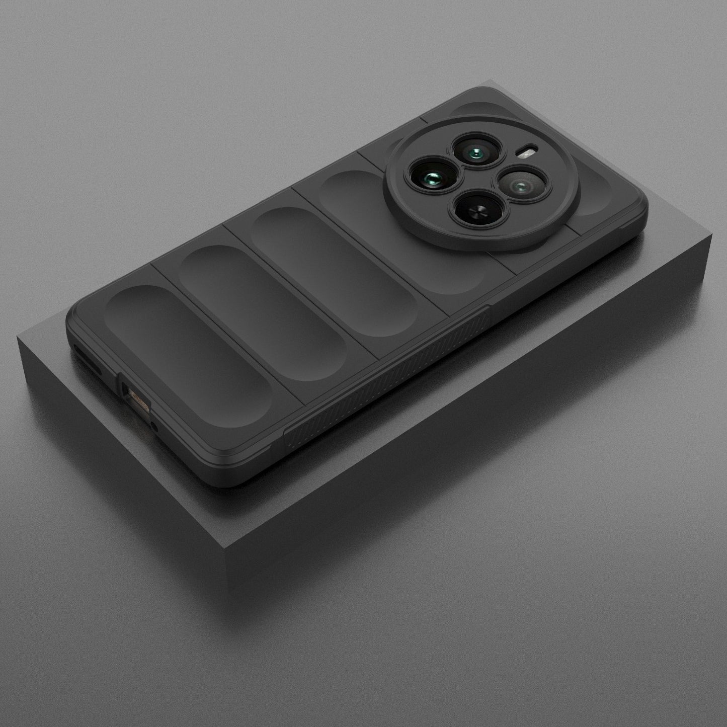 Realme 12 Pro+ Magic Shield Phone Case – Durable TPU + Flannel, Stylish Protection, Brightly Coloured, Wear-Resistant-buycases.co.uk