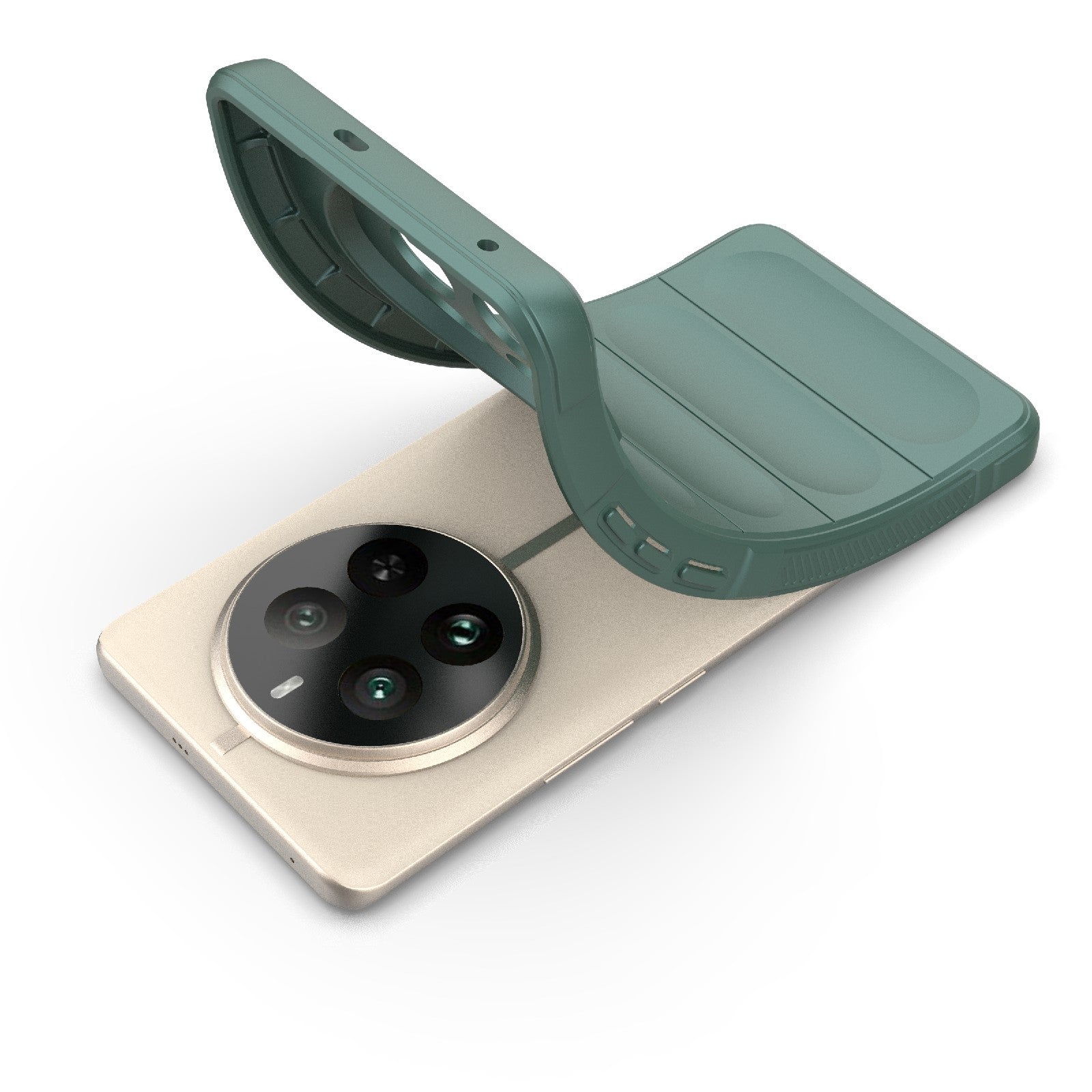 Realme 12 Pro+ Magic Shield Phone Case – Durable TPU + Flannel, Stylish Protection, Brightly Coloured, Wear-Resistant-buycases.co.uk