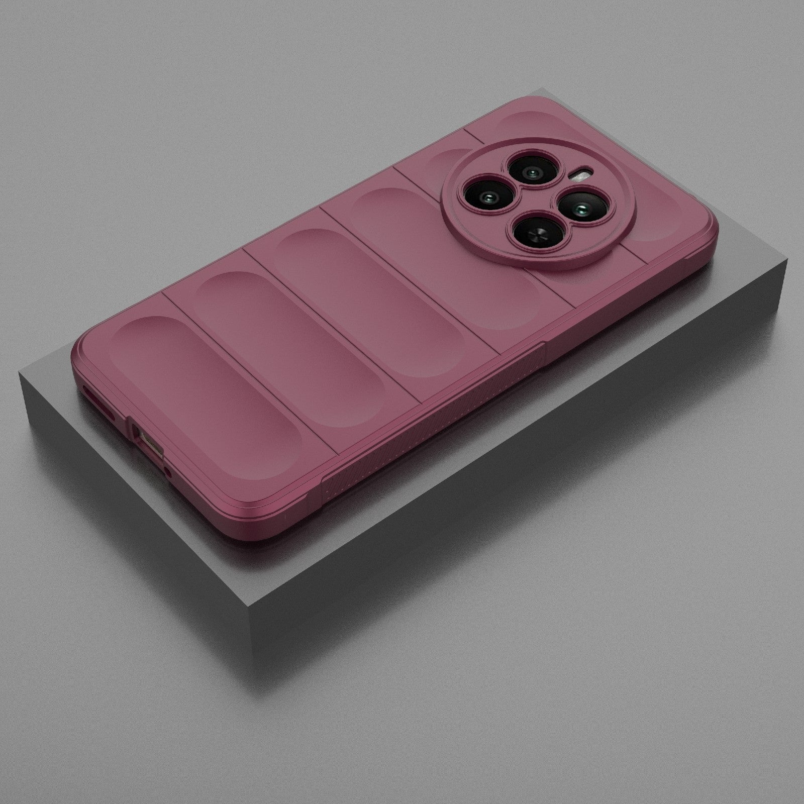 Realme 12+ 5G Global Magic Shield Phone Case – Durable TPU + Flannel, Stylish Protection, Brightly Coloured, Wear-Resistant-buycases.co.uk