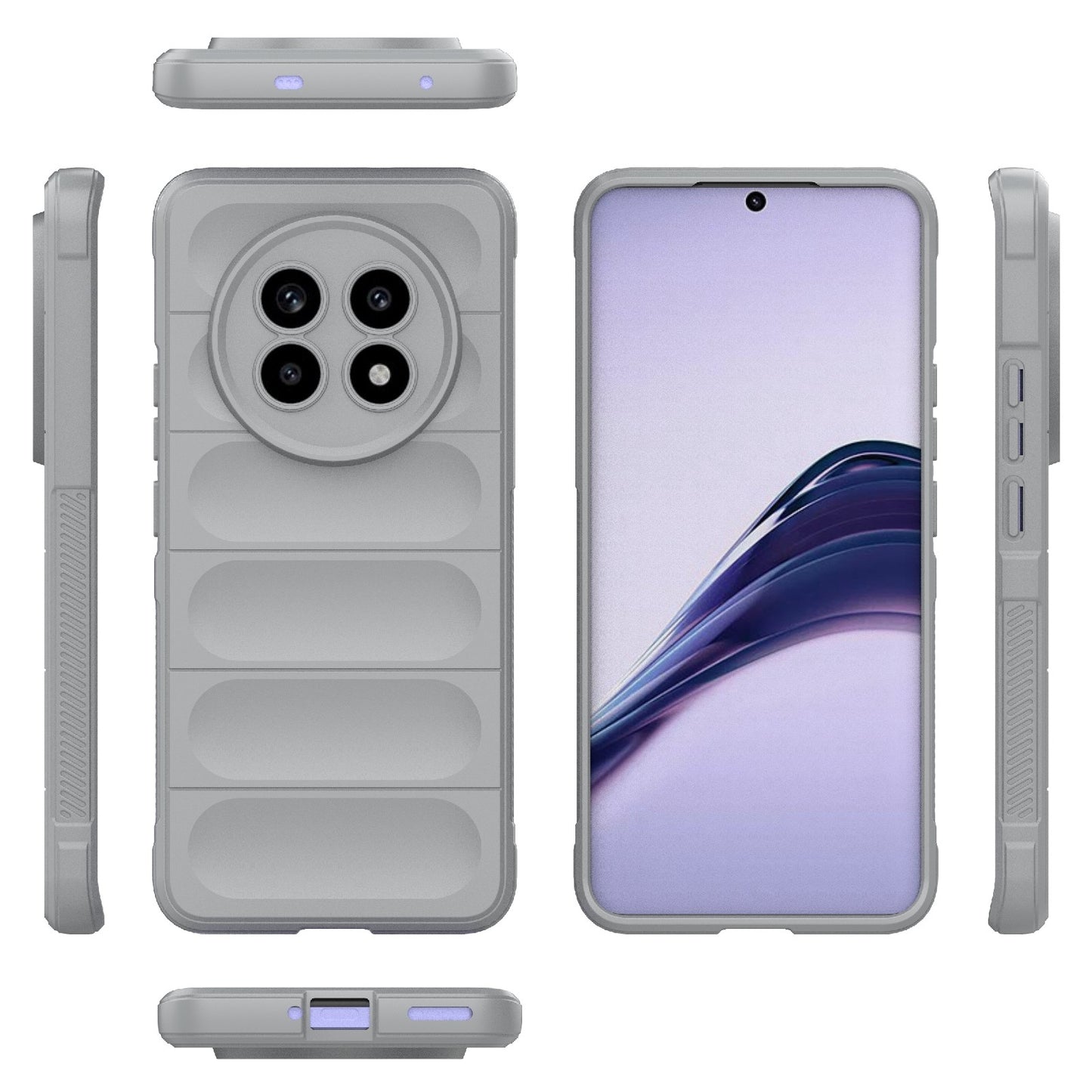 Realme 13 Pro 5G Global Magic Shield Phone Case – Durable TPU + Flannel, Stylish Protection, Brightly Coloured, Wear-Resistant-buycases.co.uk