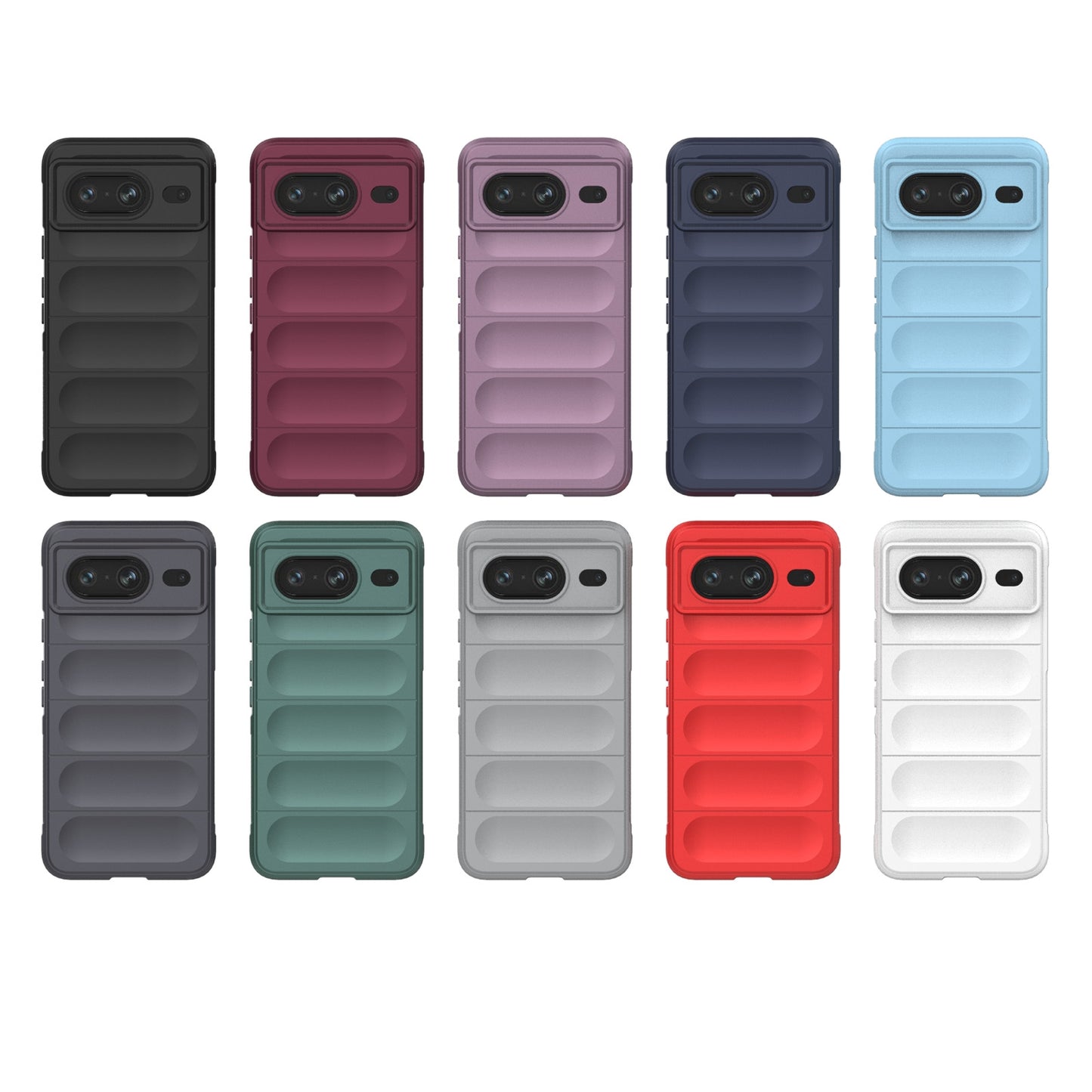 Google Pixel 8 5G Magic Shield Phone Case – Durable TPU + Flannel, Stylish Protection, Brightly Coloured, Wear-Resistant-buycases.co.uk