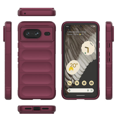 Google Pixel 8 5G Magic Shield Phone Case – Durable TPU + Flannel, Stylish Protection, Brightly Coloured, Wear-Resistant-buycases.co.uk