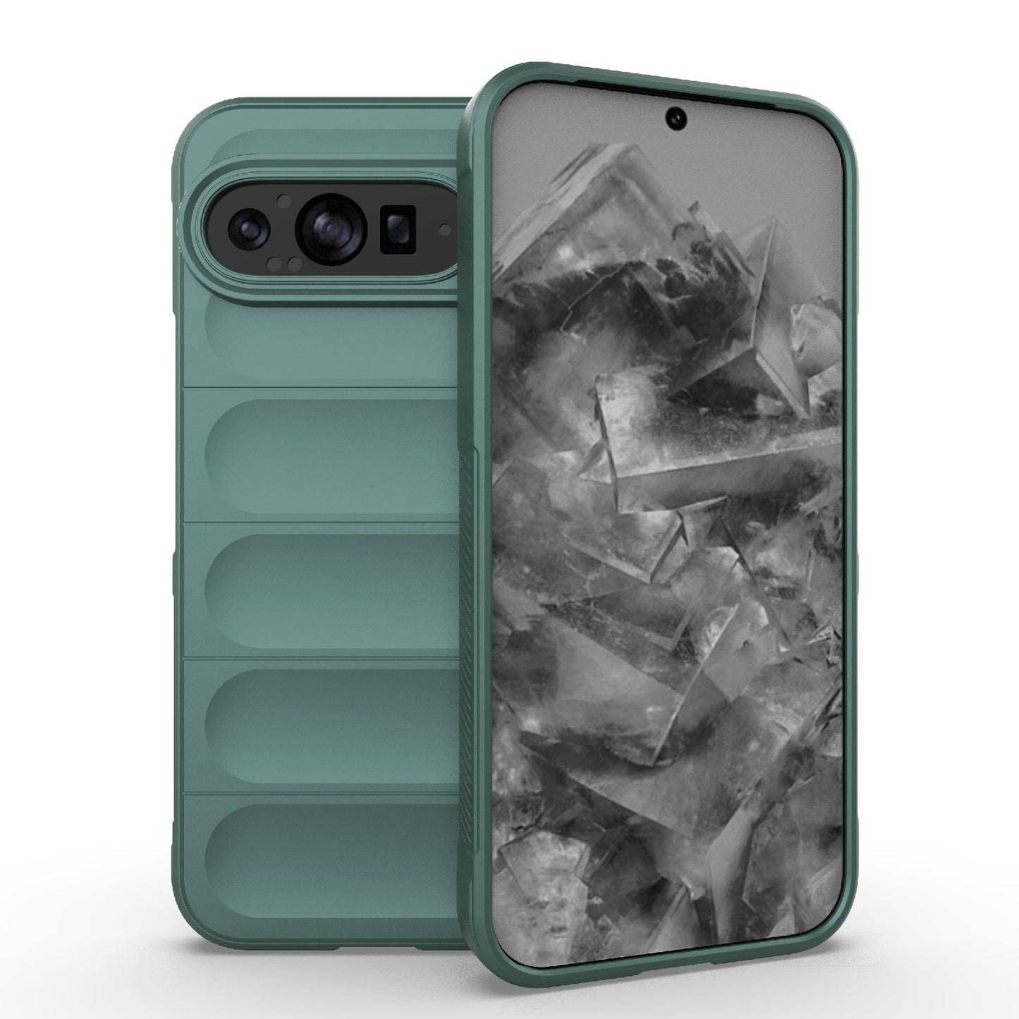 Google Pixel 9 Pro XL 5G Magic Shield Phone Case – Durable TPU + Flannel, Stylish Protection, Brightly Coloured, Wear-Resistant-buycases.co.uk