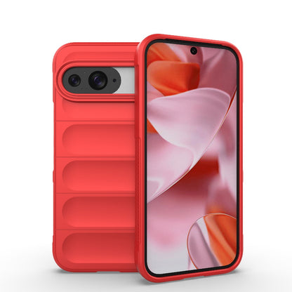 Google Pixel 9 5G Global Magic Shield Phone Case – Durable TPU + Flannel, Stylish Protection, Brightly Coloured, Wear-Resistant-buycases.co.uk