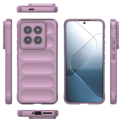 Xiaomi 14 Pro 5G Magic Shield Phone Case – Durable TPU + Flannel, Stylish Protection, Brightly Coloured, Wear-Resistant-buycases.co.uk