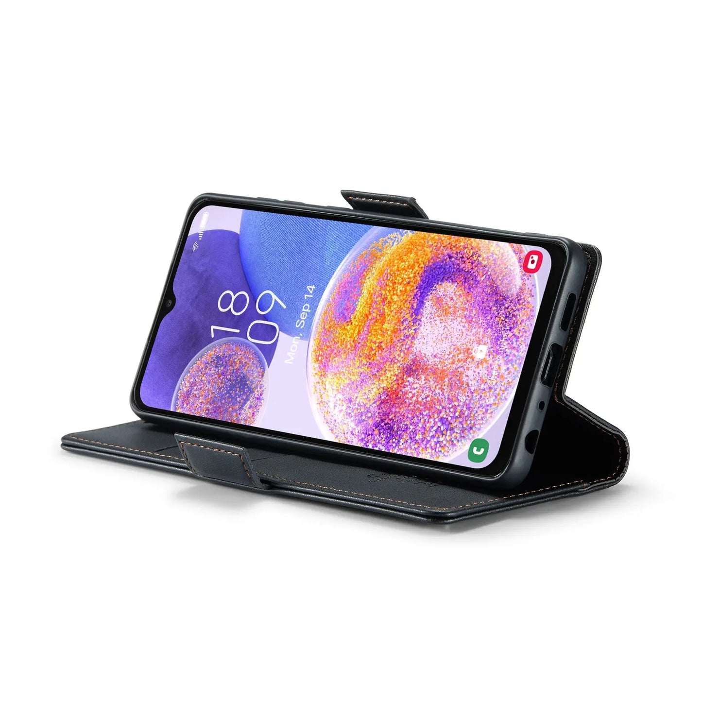 Samsung Galaxy A23 Leather Wallet Case - RFID Blocking, Stand Function, Card Slots-buycases.co.uk